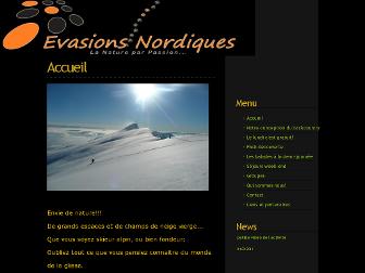 evasionsnordiques.com website preview