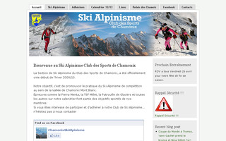 chamonixskialpinisme.com website preview