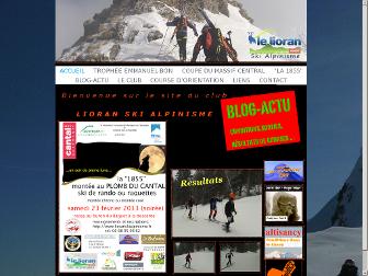 lioranskialpinisme.fr website preview