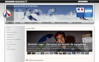 ensa-chamonix.net website preview