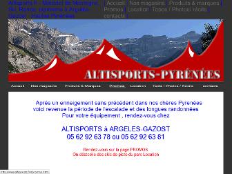 altisports.fr website preview