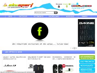 ekosport.fr website preview