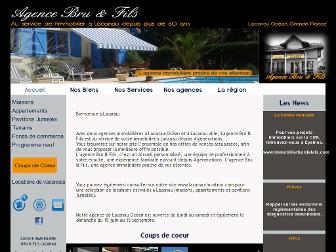 lacanau-immobilier.fr website preview