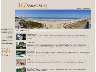 immobilier-lacanau.com website preview