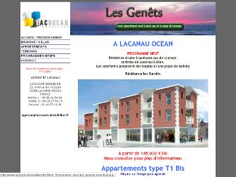 lacocean-immobilier.fr website preview