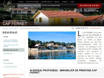 capferret-immobilier.rustmann-et-associes.com website preview