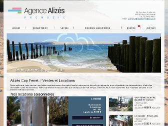 agence-alizes.com website preview