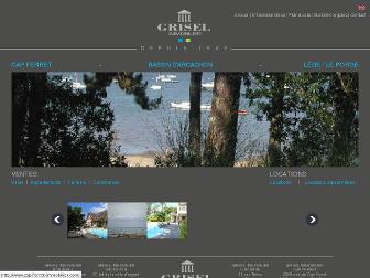 cap-ferret-immobilier.com website preview