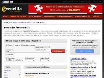 immobilier-arcachon.evrovilla.com website preview