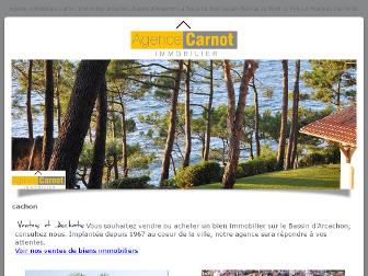 agence-carnot-immobilier.com website preview