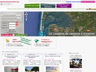 locationarcachon.org website preview