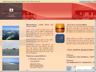 arcachon-location.com website preview