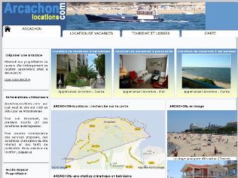 arcachon-locations.com website preview