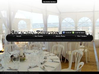 arcachon-reception.com website preview