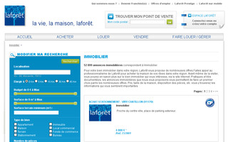 immobilier.laforet.com website preview