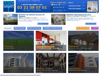 laforetimmobilier-lens.com website preview