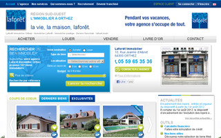 laforet-immobilier-orthez.com website preview