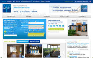 laforet-immobilier-plerin.com website preview