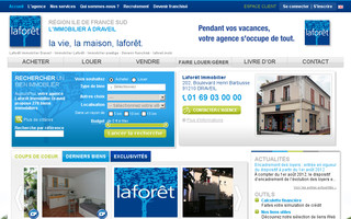laforet-draveil.com website preview