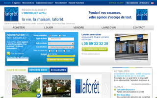 laforet-immobilier-pau.com website preview