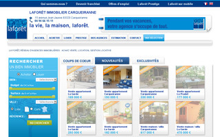 laforet-immobilier-lagarde.com website preview
