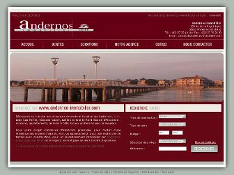 andernos-immobilier.com website preview