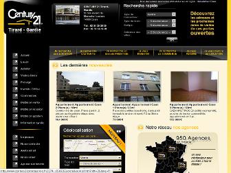 century21tirardgardie.fr website preview