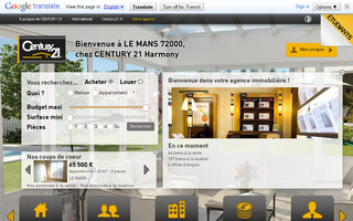 century21-harmony-le-mans.com website preview