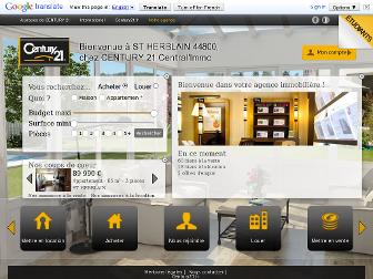 century21centralimmo.com website preview