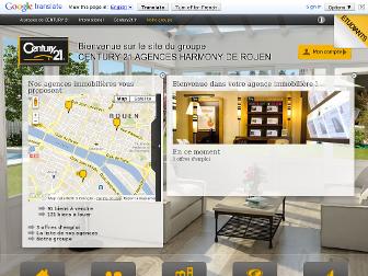 century21-harmony-rouen.com website preview