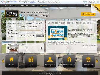 century21-arago-paris-13.com website preview