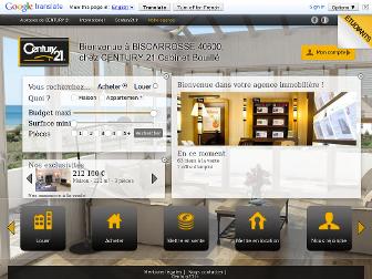 century21-bouille-biscarrosse.com website preview