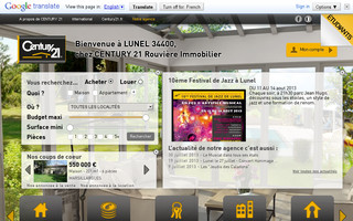 century21-rouviere-lunel.com website preview