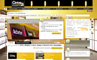 century21oci-immobilier.fr website preview
