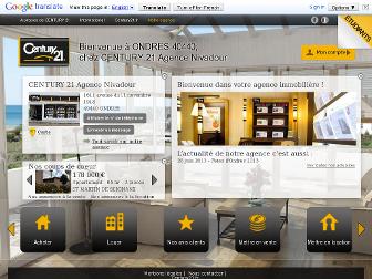 century21-nivadour-ondres.com website preview