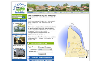 calliope-immobilier.com website preview