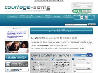 courtage-sante.com website preview