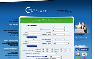 mutuelle-sante-cardinet.fr website preview