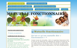 mutuellefonctionnaire.net website preview