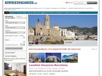 servicesvacances.com website preview