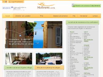 holirent.com website preview