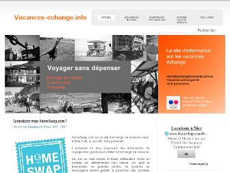 vacances-echange.info website preview