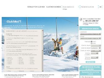 clubmed.fr website preview