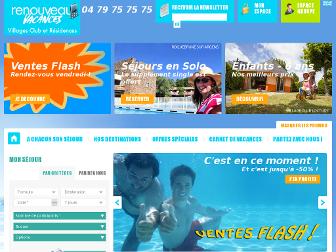 renouveau-vacances.fr website preview