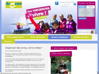 vacances-aroeven.fr website preview