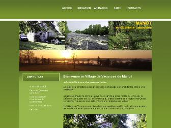 vacances-manot16.fr website preview