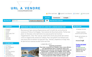 lignevacances.com website preview