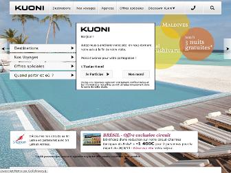 kuoni.fr website preview