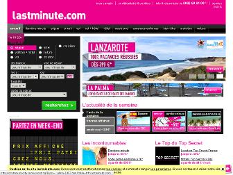 fr.lastminute.com website preview