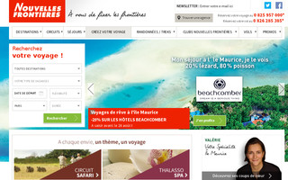 nouvelles-frontieres.fr website preview